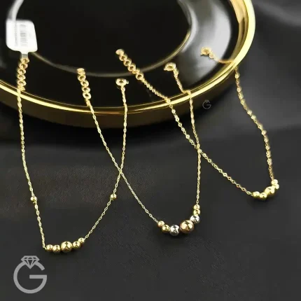 دستبند طلای گوی لوکس ترک