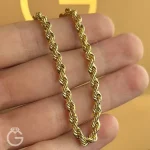 دستبند طنابی قطر 4 میل