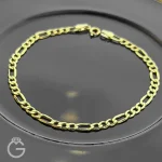 دستبند فیگارو قطر 4 میل