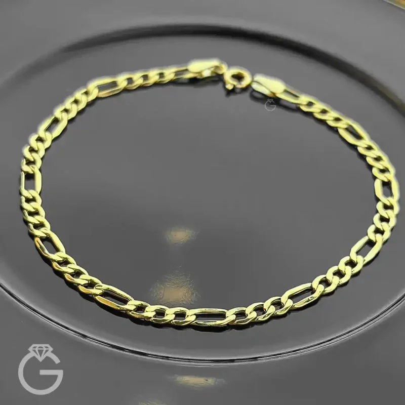 دستبند فیگارو قطر 4 میل