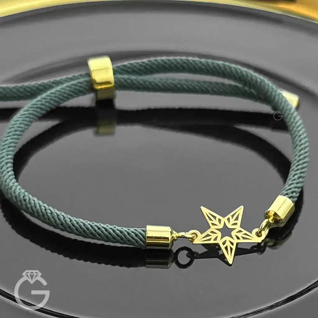 دستبند مارشال فیلی با پلاک طلای ستاره (11) دستبند مارشال فیلی با پلاک طلای ستاره