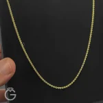 زنجیر طلای طنابی قطر 2 میل