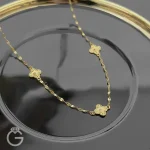 گردنبند 3 گل تراش