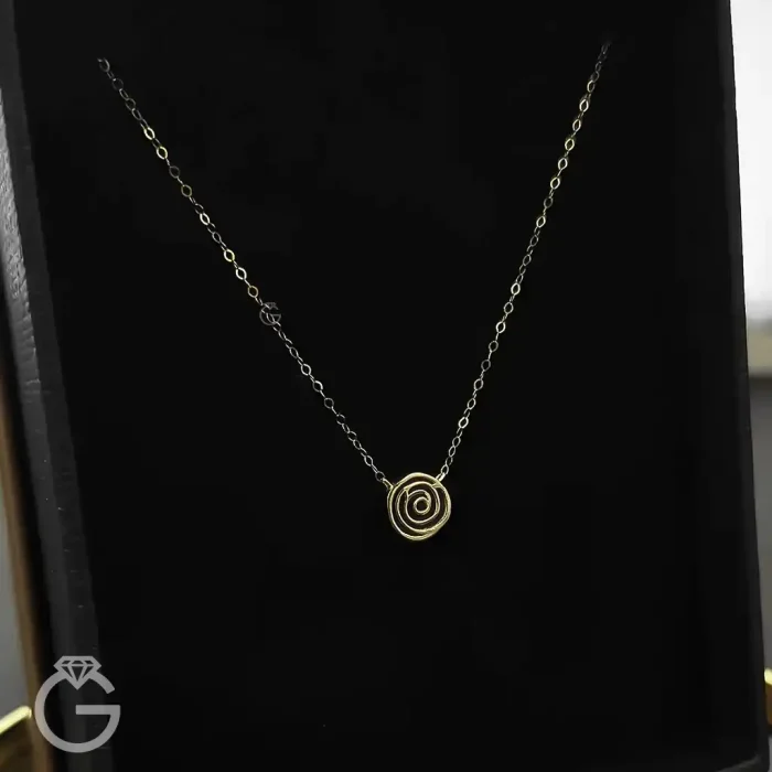 گردنبند طلای گل زر