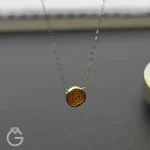 گردنبند طلای گل زر