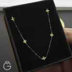 گردنبند گل تراش مینیمال