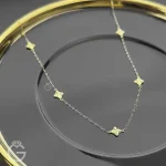 گردنبند گل تراش مینیمال