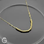 گردنبند گوی و هرمس طلا