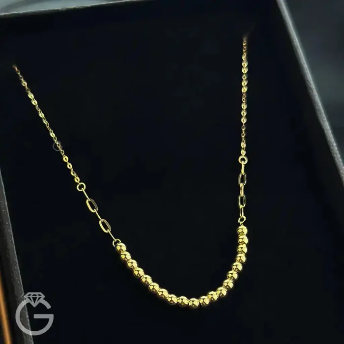 گردنبند گوی و هرمس لوکس