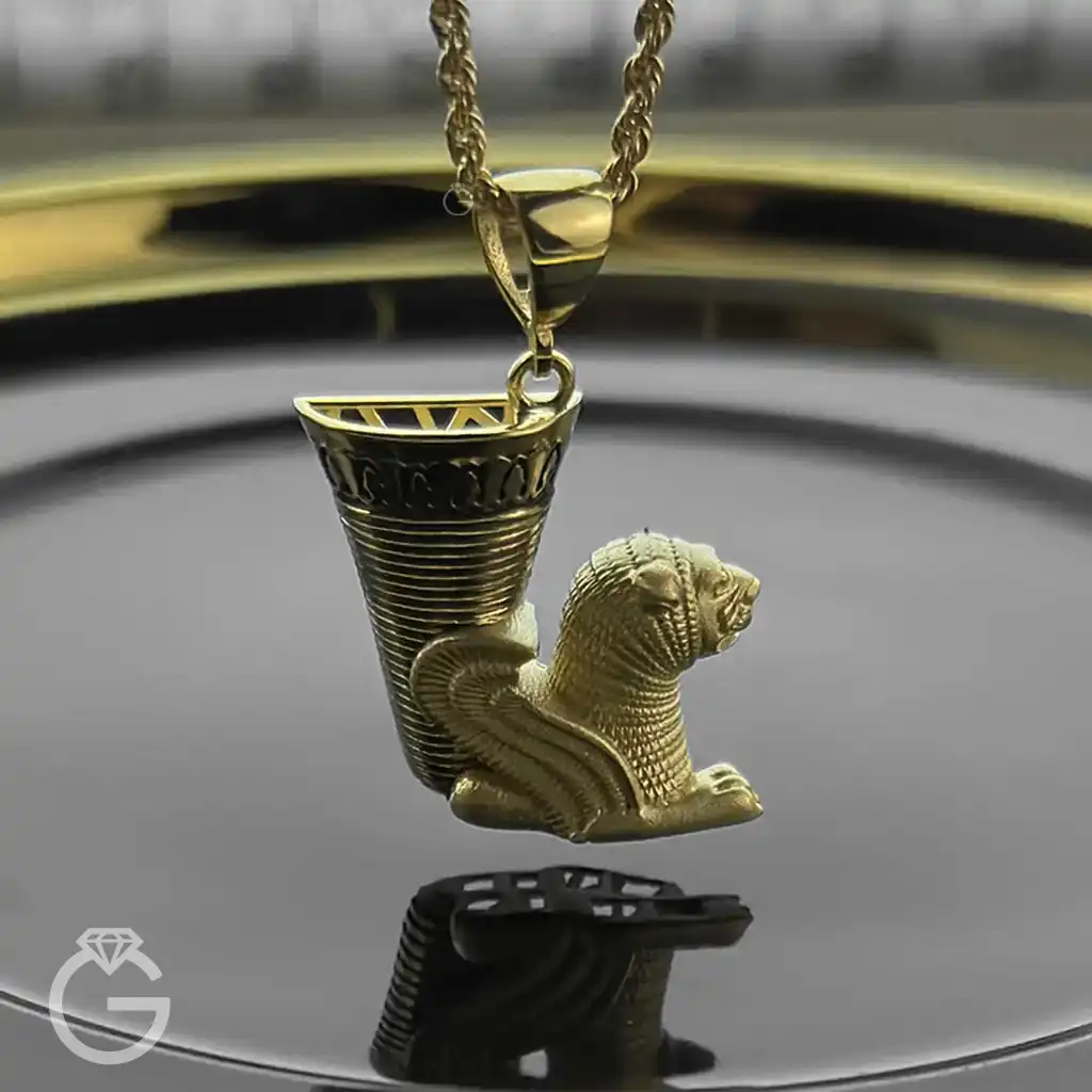 آویز طلای تکوک هخامنشی (12) آویز طلای تکوک هخامنشی