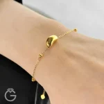 دستبند طلای لوس کد 30790
