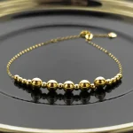 دستبند طلای گوی کد 30789