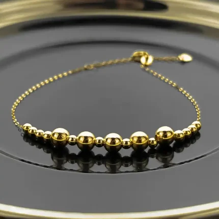 دستبند طلای گوی کد 30789