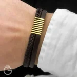 دستبند-چرم-و-طلا-کد-010172