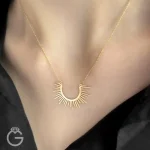 گردنبند طلای خورشیدی