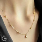 گردنبند قلب و گوی هرمس