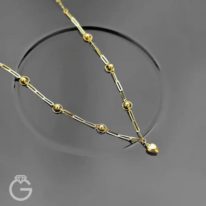 گردنبند قلب و گوی هرمس
