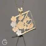 آویز طلای و ان یکاد لیزری