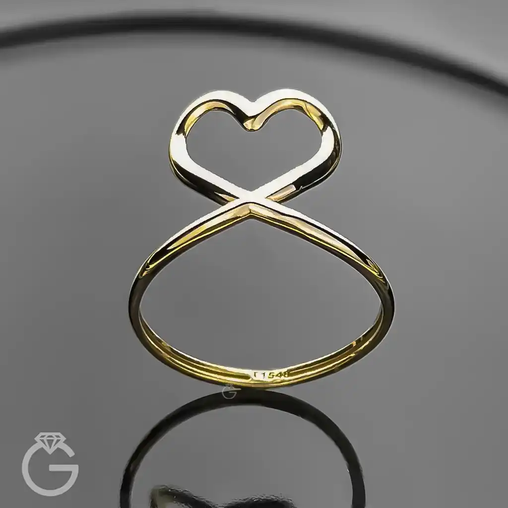 انگشتر طلای قلب کد 31245 (20) انگشتر طلای قلب کد 31245