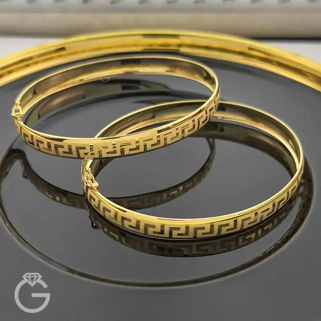 دستبند بنگل لوکس کد 31522 (10) دستبند بنگل لوکس کد 31522