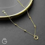 دستبند طلای مینیمال کد 31073