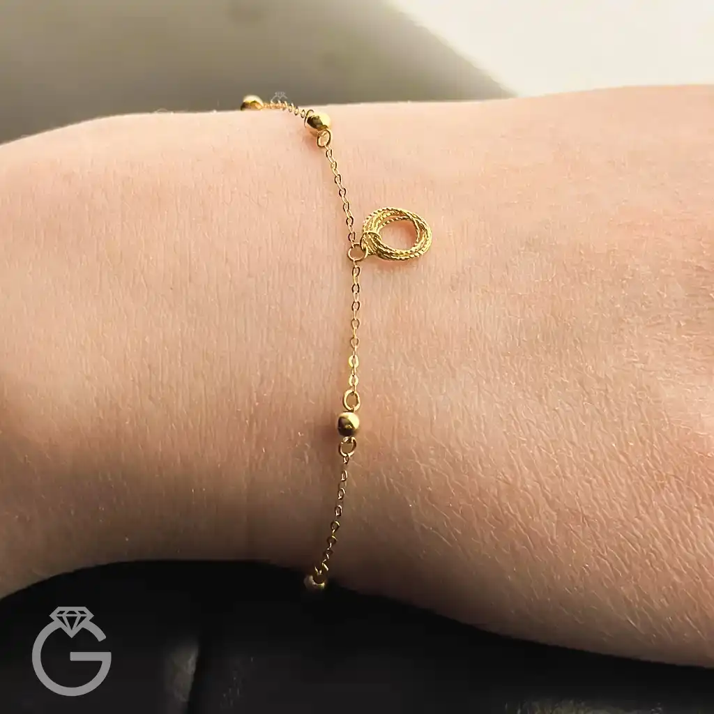 دستبند طلای مینیمال کد 31073 (11) دستبند طلای مینیمال کد 31073