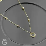 گردنبند طلای مینیمال کد 31073