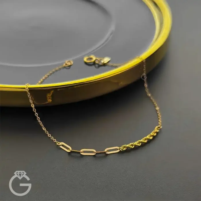 دستبند طلای لوکس کد 31863 (10)