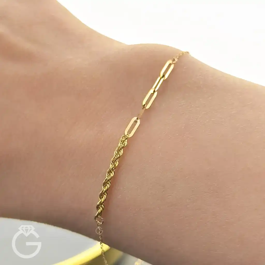 دستبند طلای لوکس کد 31863 (11) دستبند طلای لوکس کد 31863