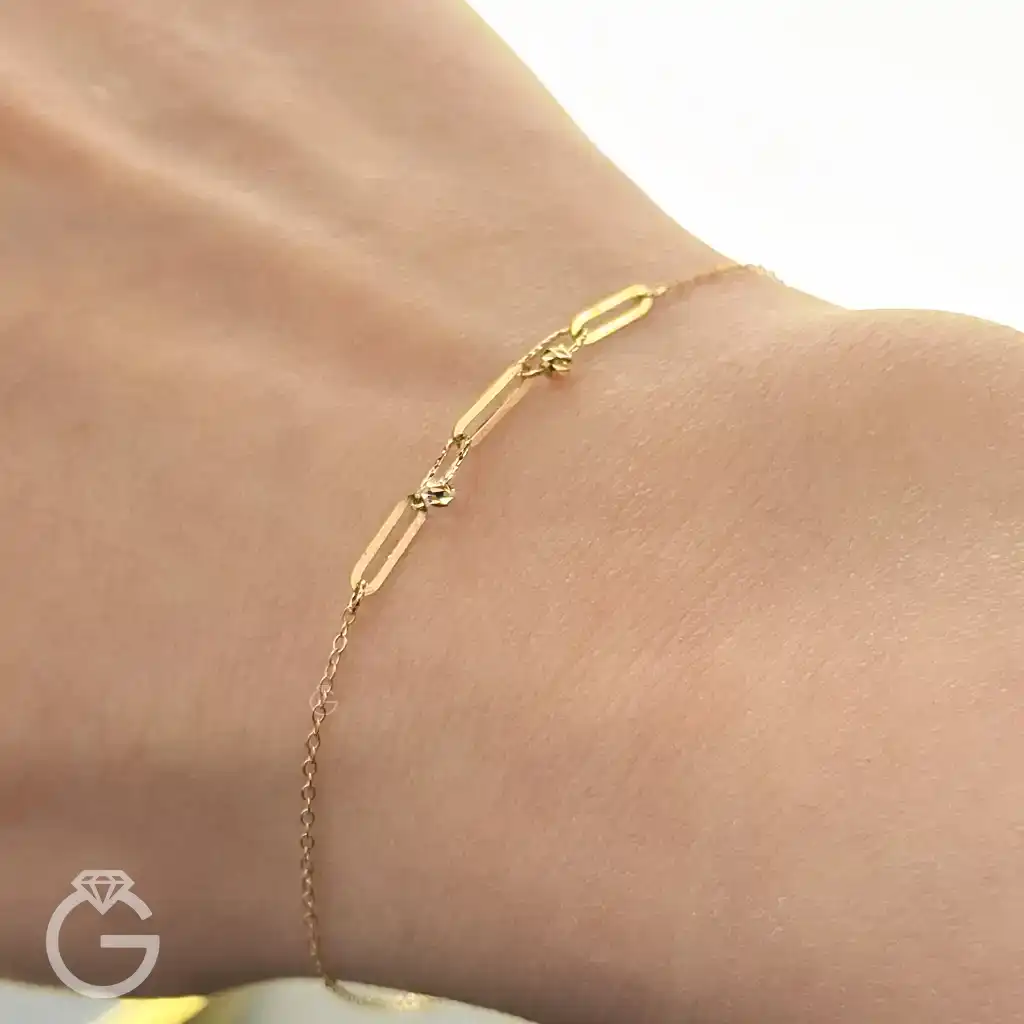 دستبند طلای لوکس کد 31870 (11) دستبند طلای لوکس کد 31870