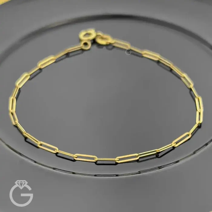 دستبند طلای هرمس قطر 2 میل