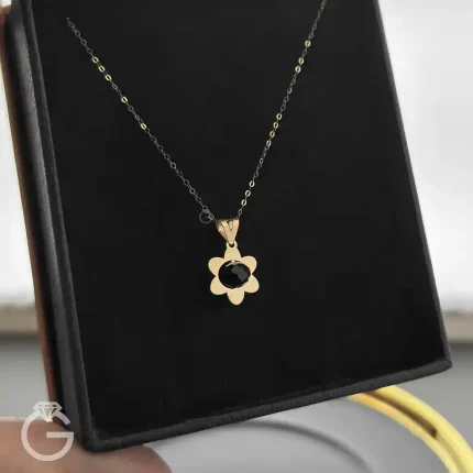 مدال طلای لیزری گل کد 32047