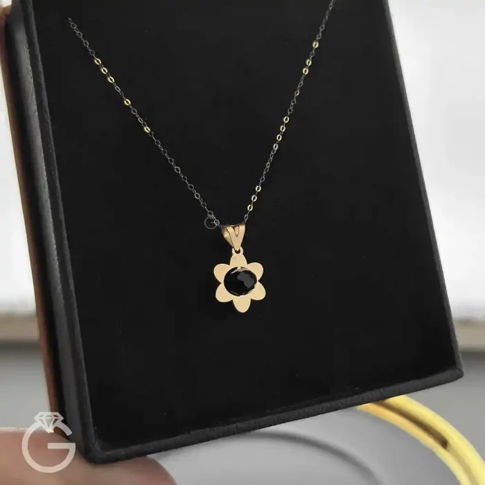 مدال طلای لیزری گل کد 32047