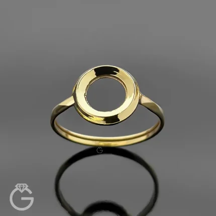 انگشتر طلای دایره ساده 32574