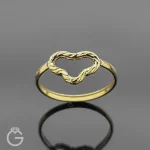 انگشتر طلای قلب 32574