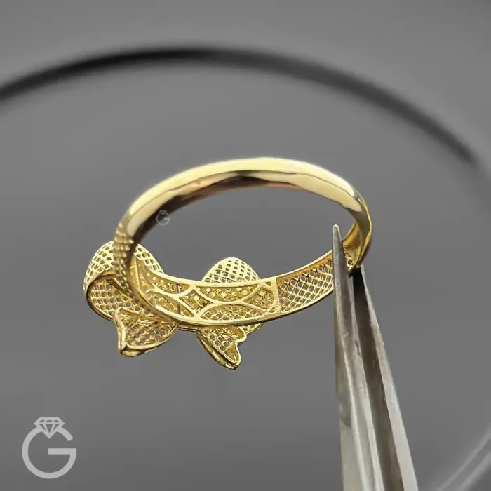 انگشتر طلای پاپیون فیوژن