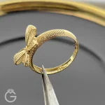 انگشتر طلای پاپیون فیوژن