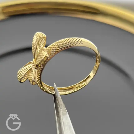 انگشتر طلای پاپیون فیوژن
