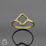 انگشتر طلای گل کوچک 32574