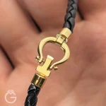 دستبند طلای فرد اسپرت