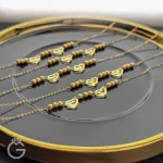 دستبند طلای قلب و گوی