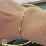 دستبند فیگارو قطر 2.5