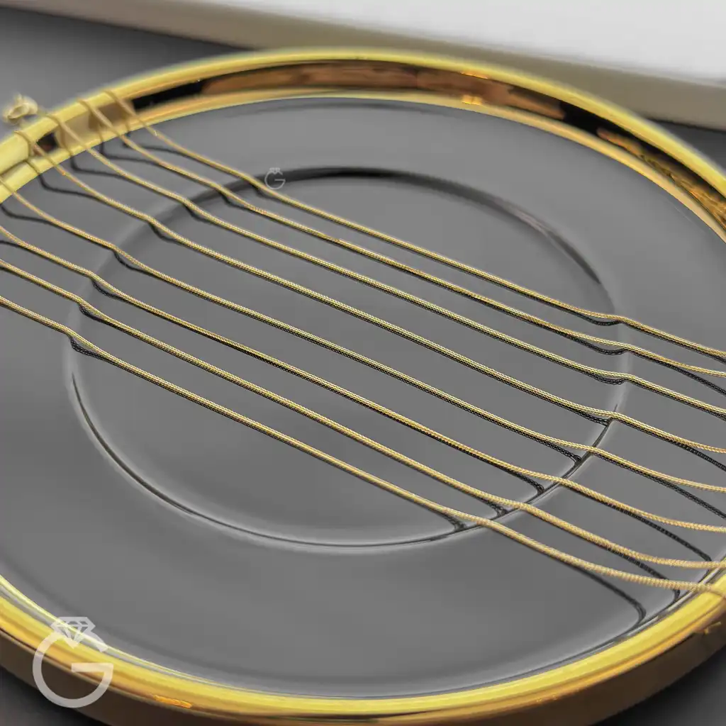 زنجیر طلای میرو قطر 1 (2) زنجیر طلای میرو قطر 1