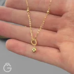 گردنبند طلای مینیمال کد 32789