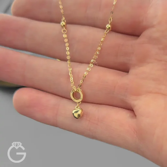 گردنبند طلای مینیمال کد 32789