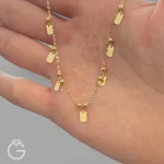 گردنبند طلای مینیمال کد 32792