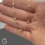 گردنبند طلای مینیمال کد 32815