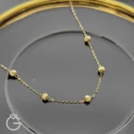 گردنبند طلای مینیمال کد 32815