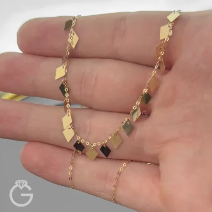 گردنبند طلای مینیمال کد 32841