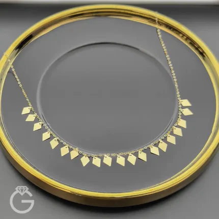 گردنبند طلای مینیمال کد 32841